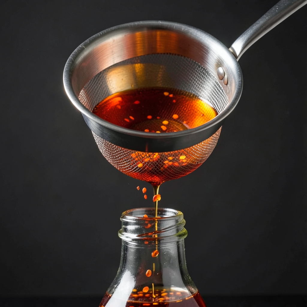 Aceite de pimentón coreano gochugaru naranja