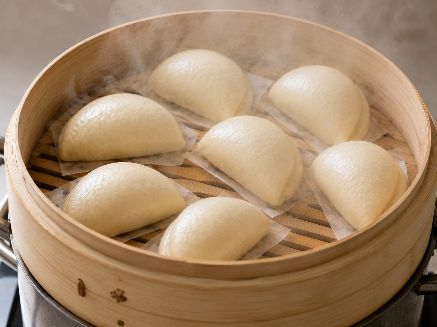 Bao Bun al Vapor Relleno de Panceta — paso 7