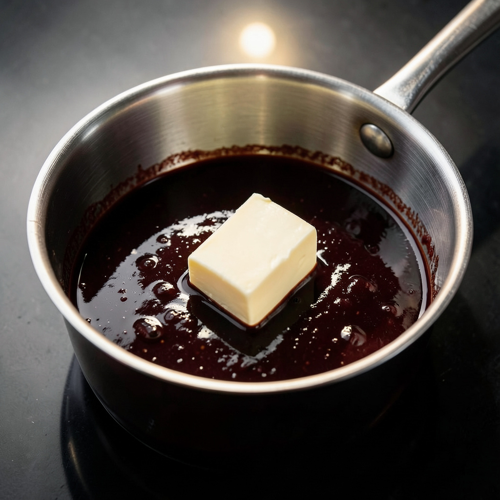 Sofrito y reducción de vino tinto