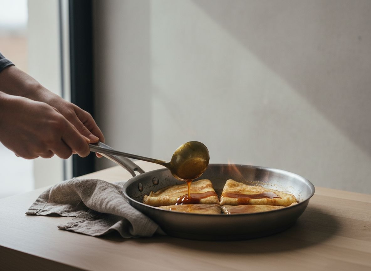 Crêpes Suzette Flambeadas al Grand Marnier — imagen 7