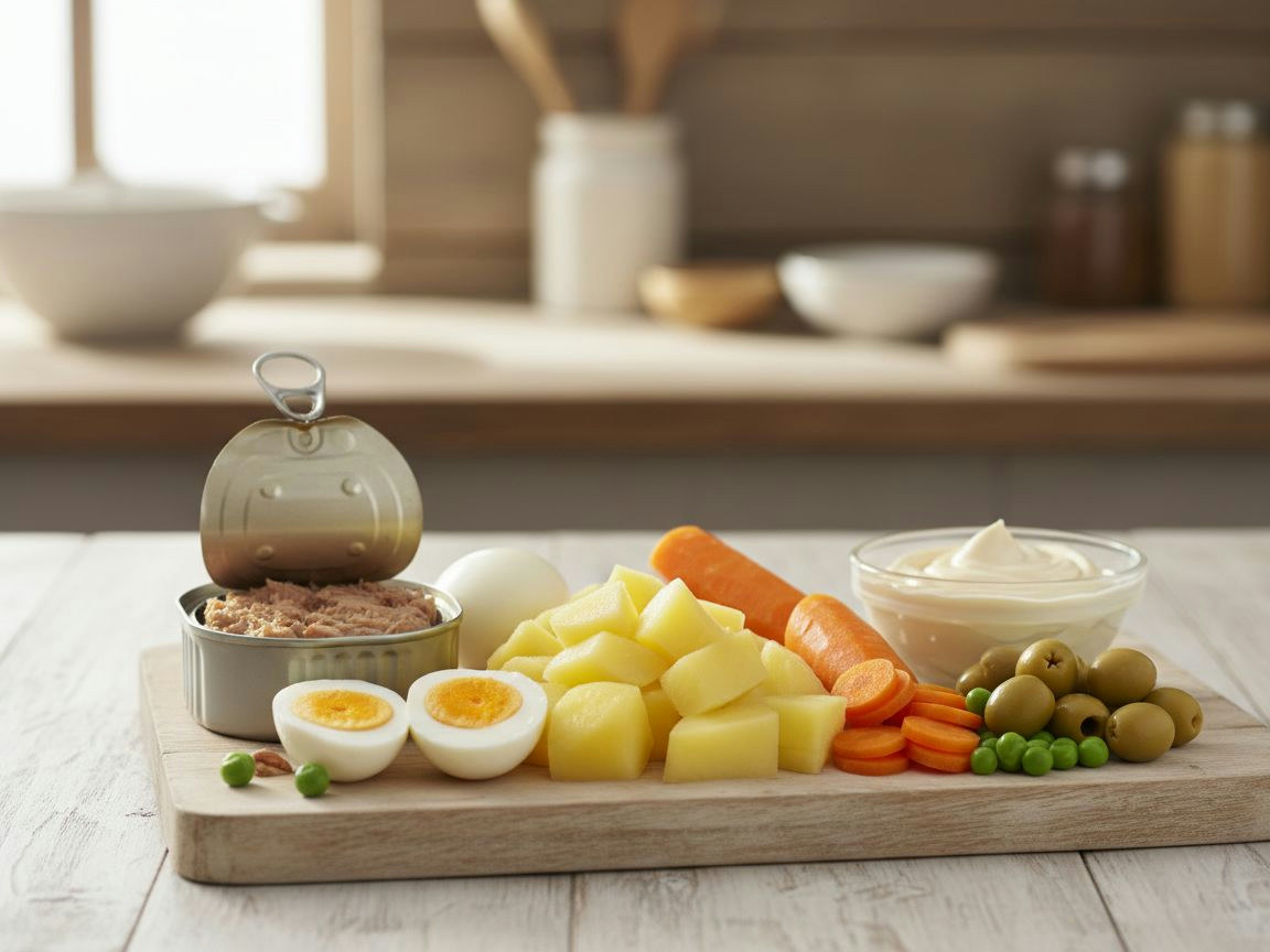 Ensaladilla rusa — ingredientes