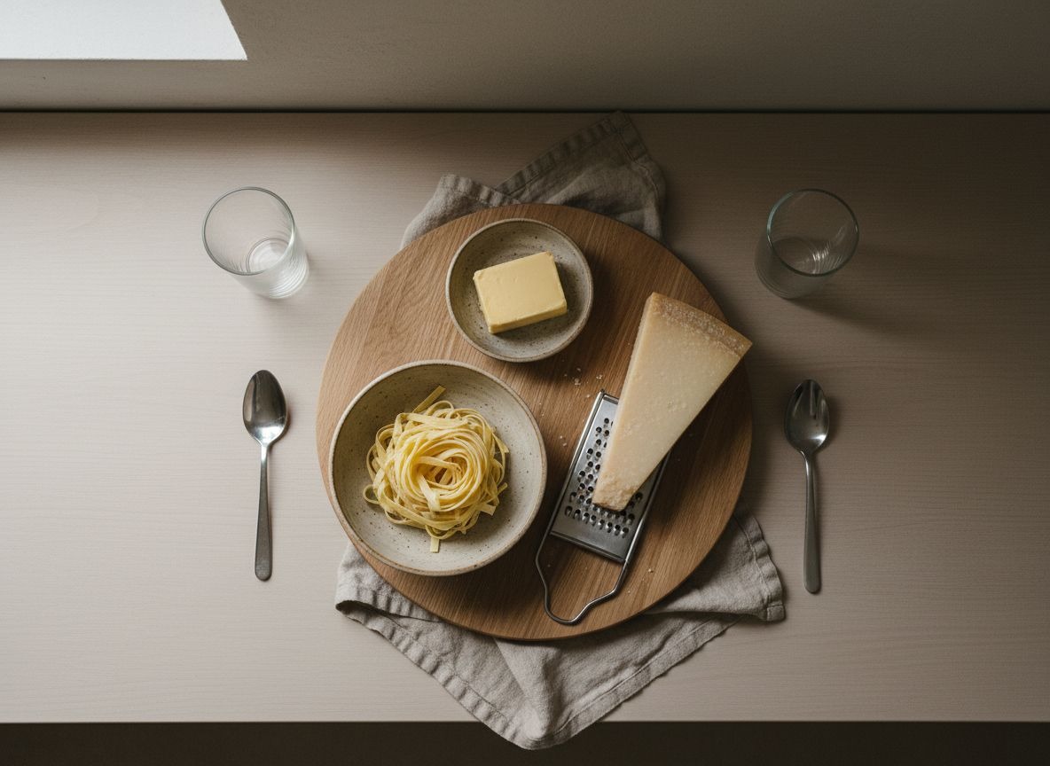 Fettuccine Alfredo con Parmesano 24 Meses — imagen 1
