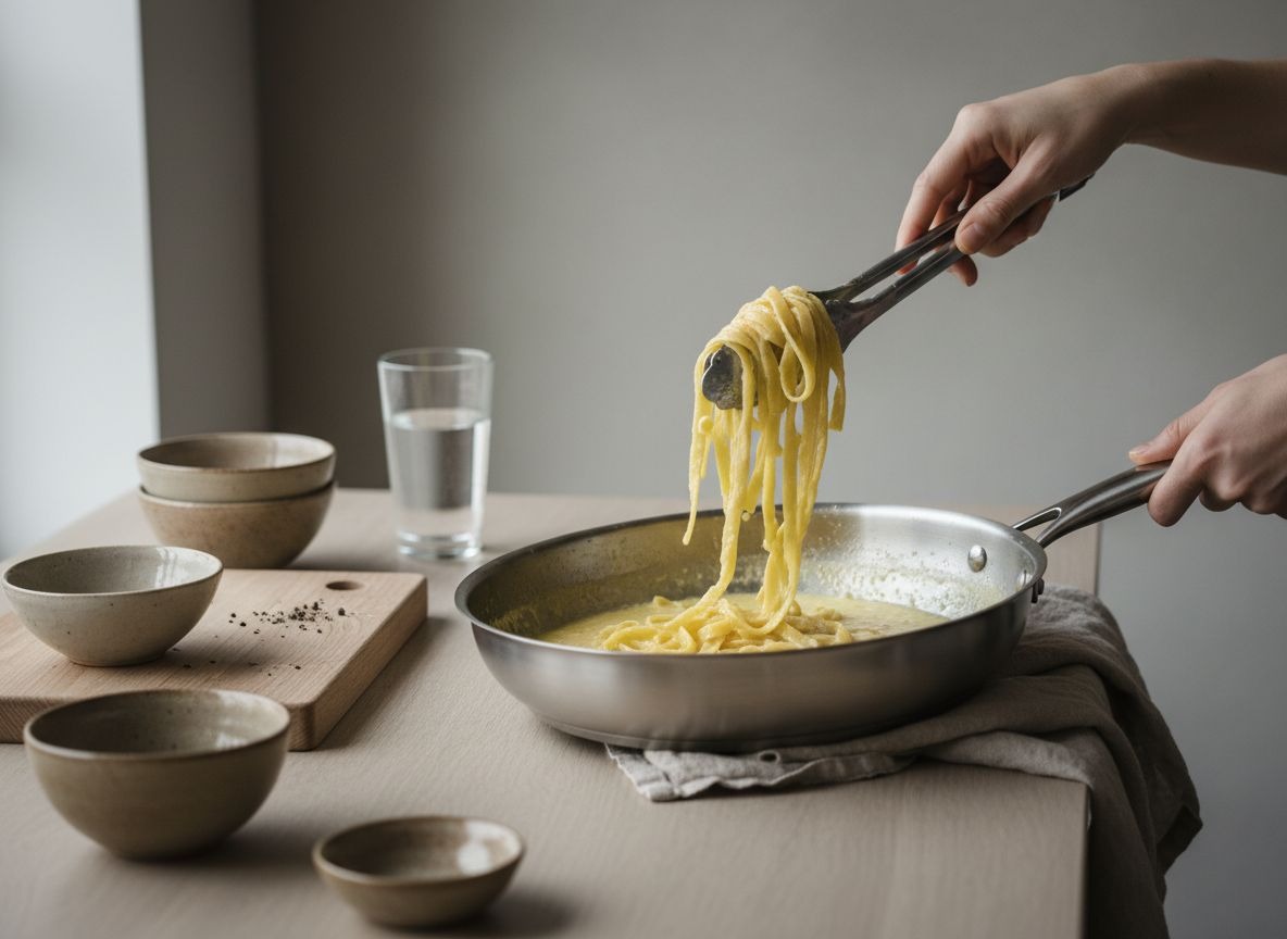 Fettuccine Alfredo con Parmesano 24 Meses — imagen 4