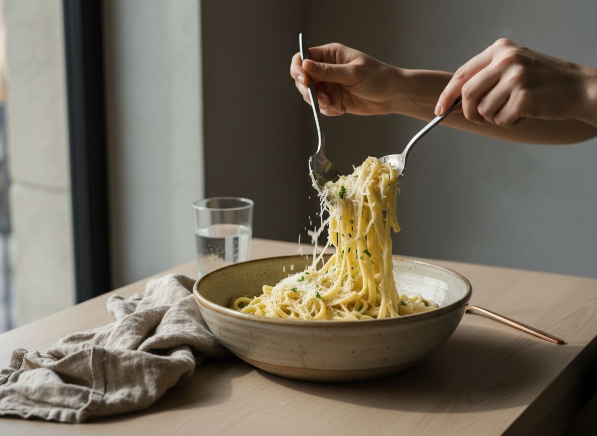 Fettuccine Alfredo con Parmesano 24 Meses — imagen 5