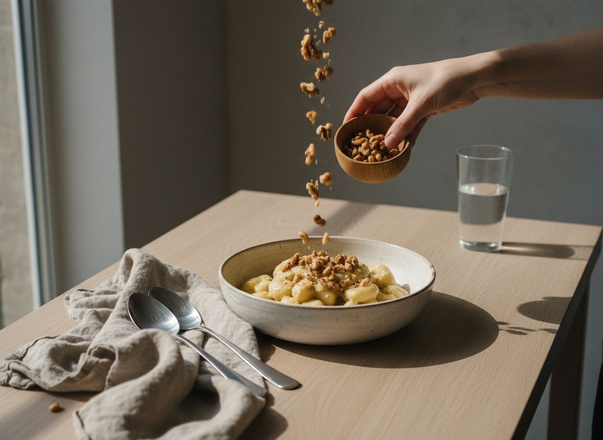 Gnocchi de Patata con Gorgonzola y Nuez — imagen 7