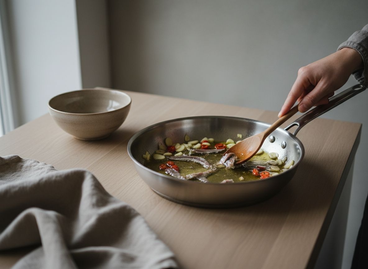 Orecchiette con Grelos, Anchoa y Guindilla — imagen 4
