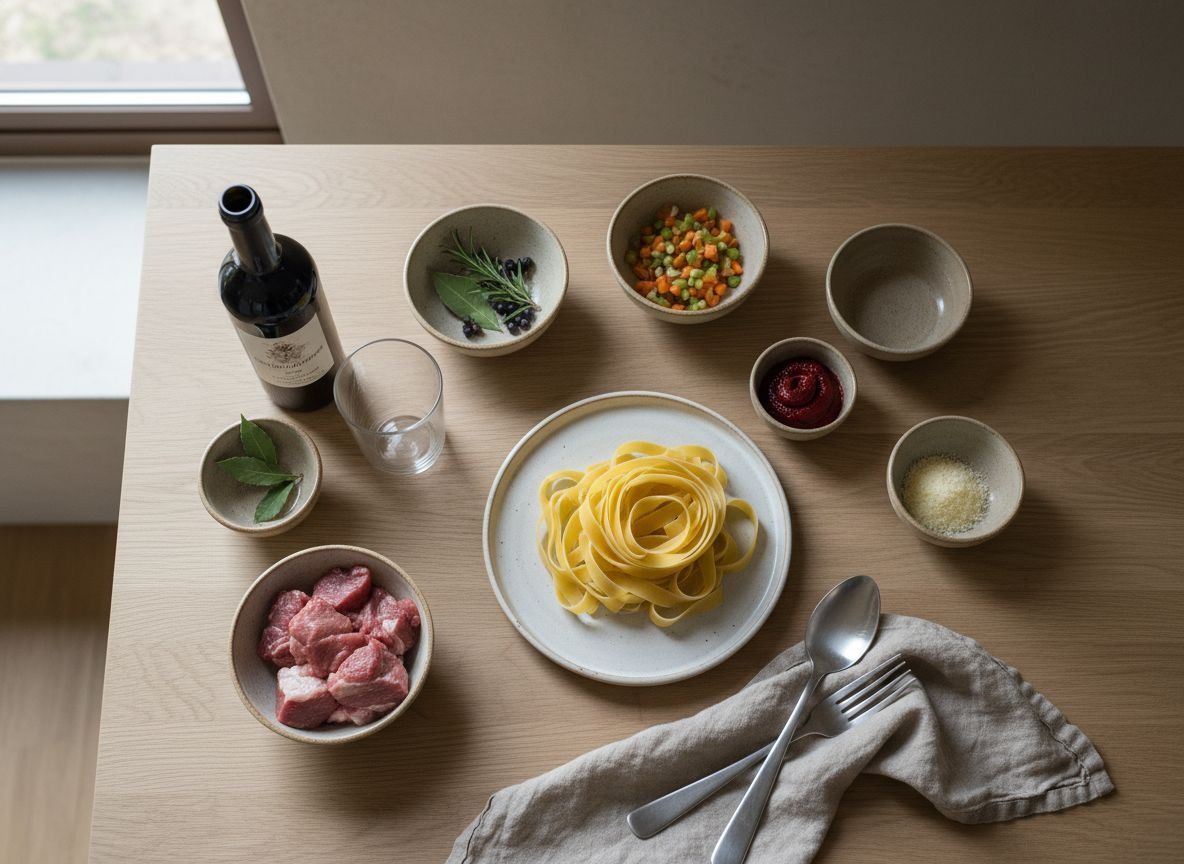 Pappardelle al Ragù de Jabalí con Enebro — imagen 1