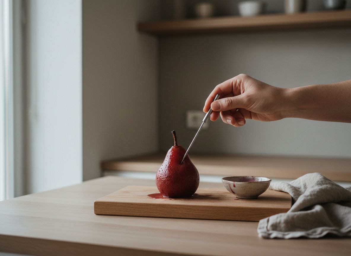 Peras al Vino Tinto con Canela y Anís — imagen 4