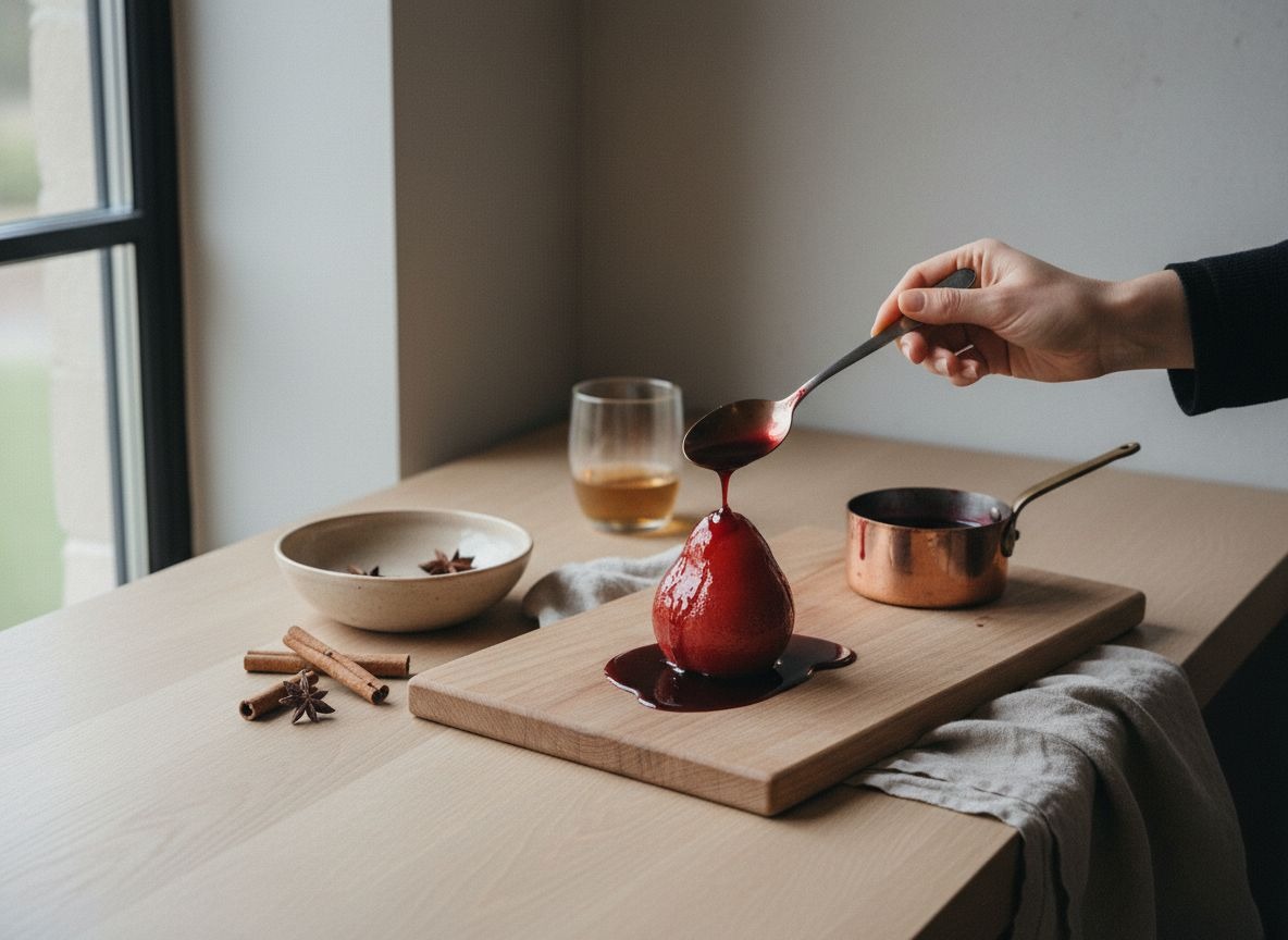 Peras al Vino Tinto con Canela y Anís — imagen 7