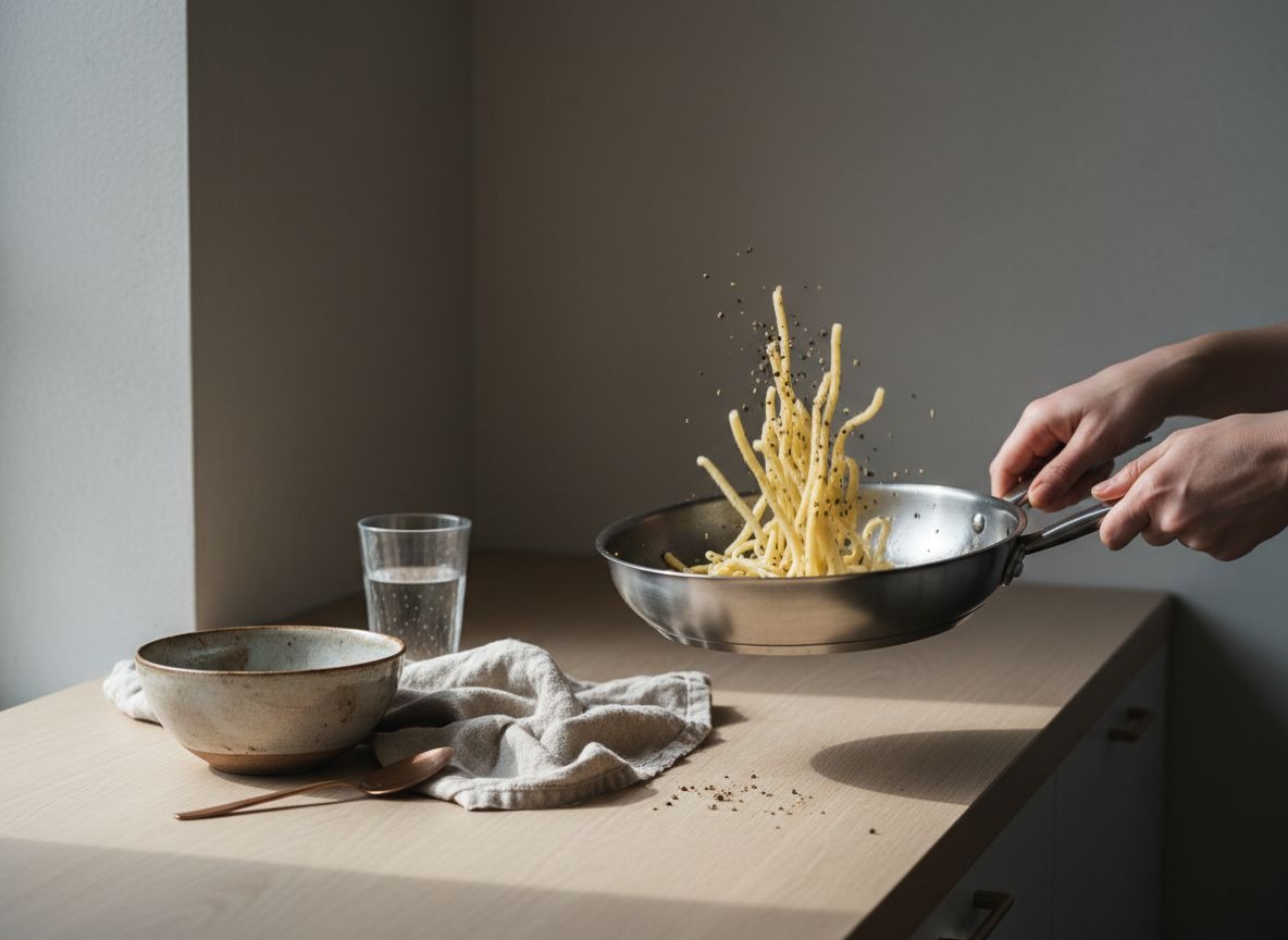 Pici Cacio e Pepe con Pecorino y Pimienta — imagen 6
