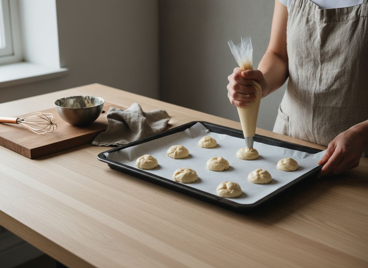 Profiterol Relleno de Nata con Chocolate Caliente — imagen 4