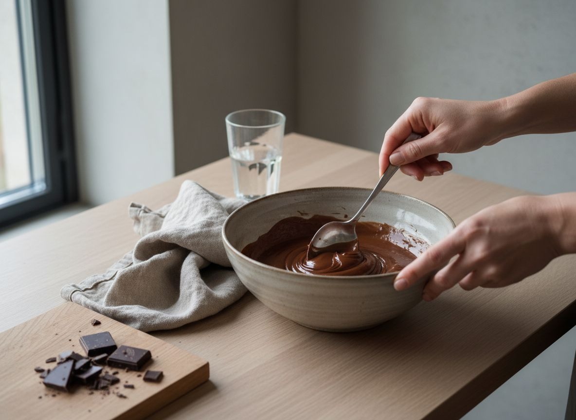 Profiterol Relleno de Nata con Chocolate Caliente — imagen 7