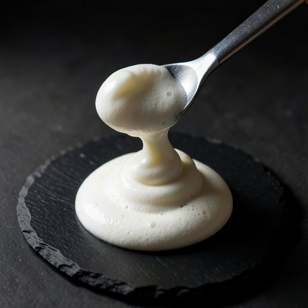 Espuma de patata cachelo cargada en sifón