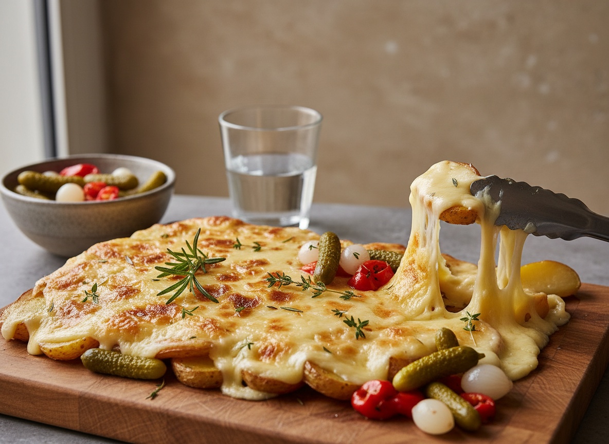 Gratina el queso 3-4 minutos en la posición más alta, sin apartarte del horno