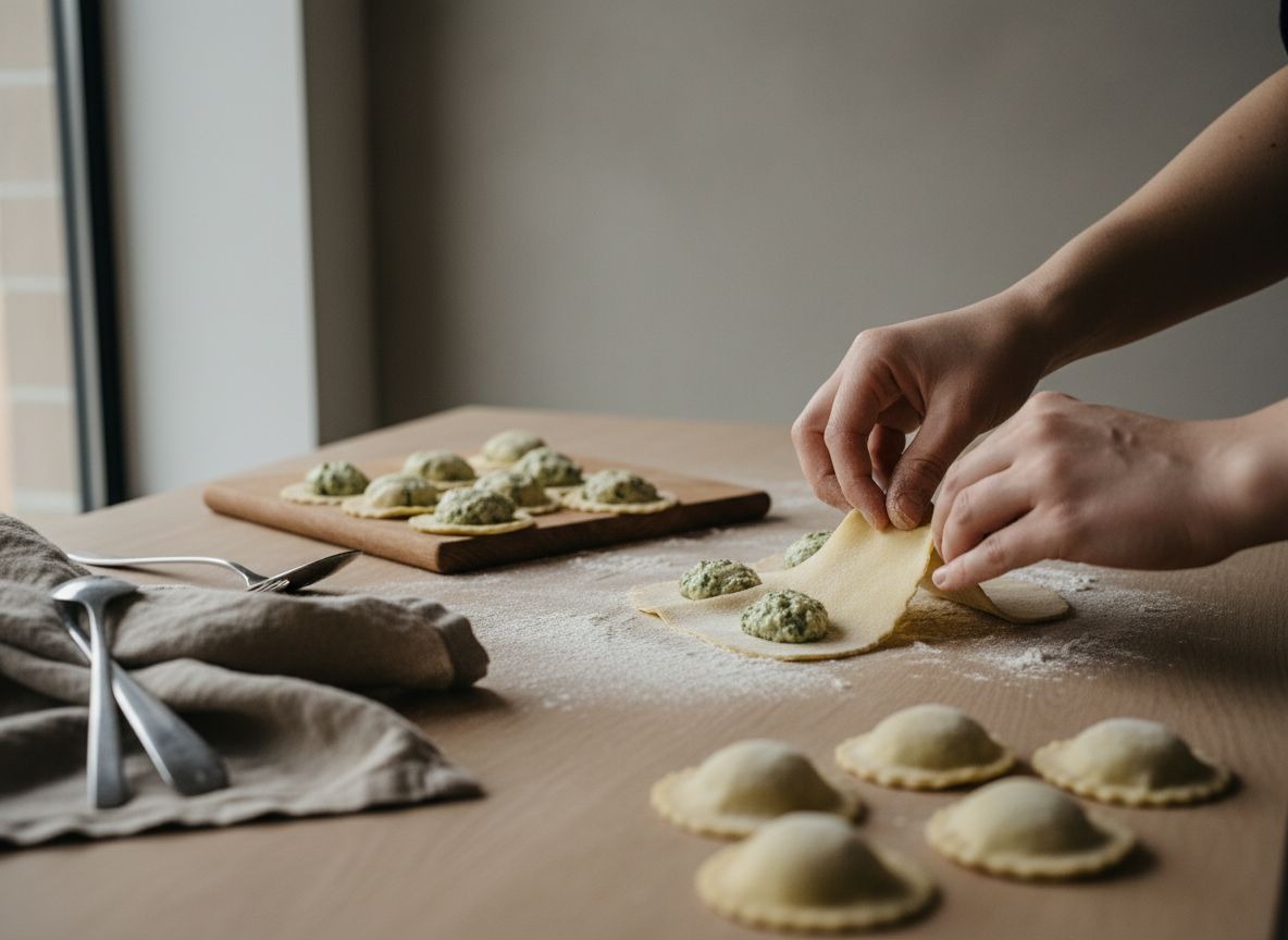 Ravioli de Ricotta y Espinaca con Mantequilla de Salvia — imagen 4