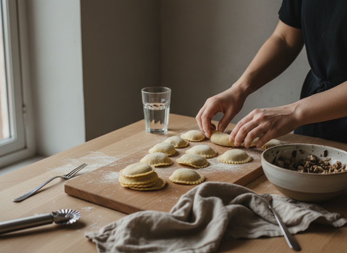 Ravioli de Setas con Crema de Parmesano y Trufa — imagen 5