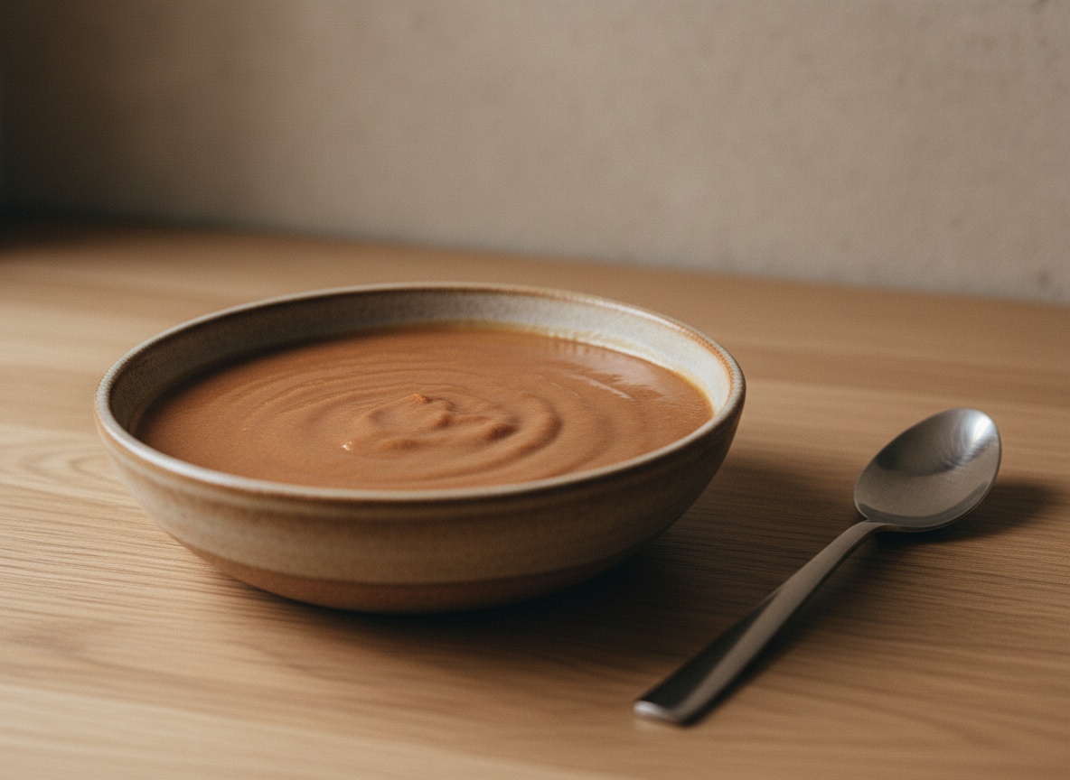 Salsa de hígados triturada y ligada con mantequilla fría hasta quedar sedosa