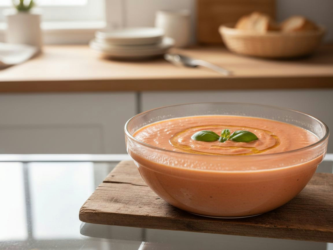 Salmorejo cordobés — paso 6