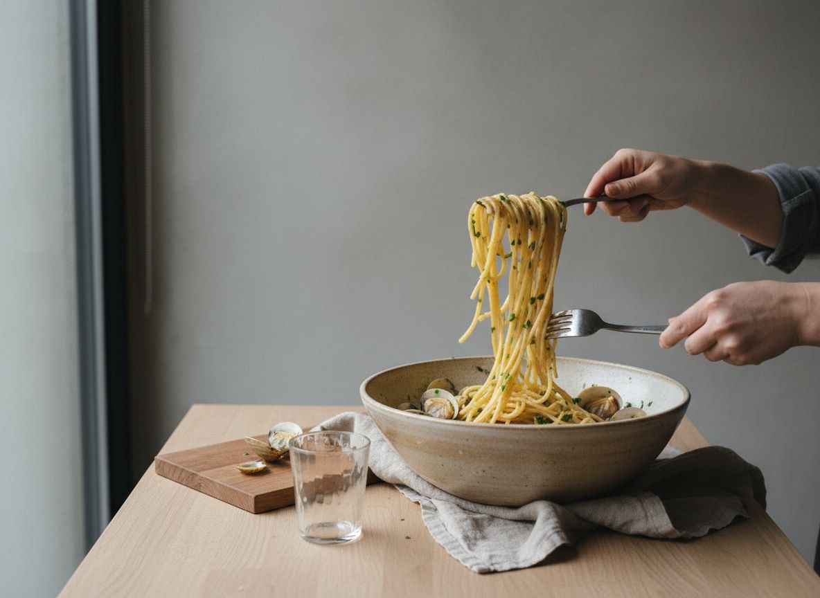 Spaghetti alle Vongole con Almeja y Guindilla — imagen 6
