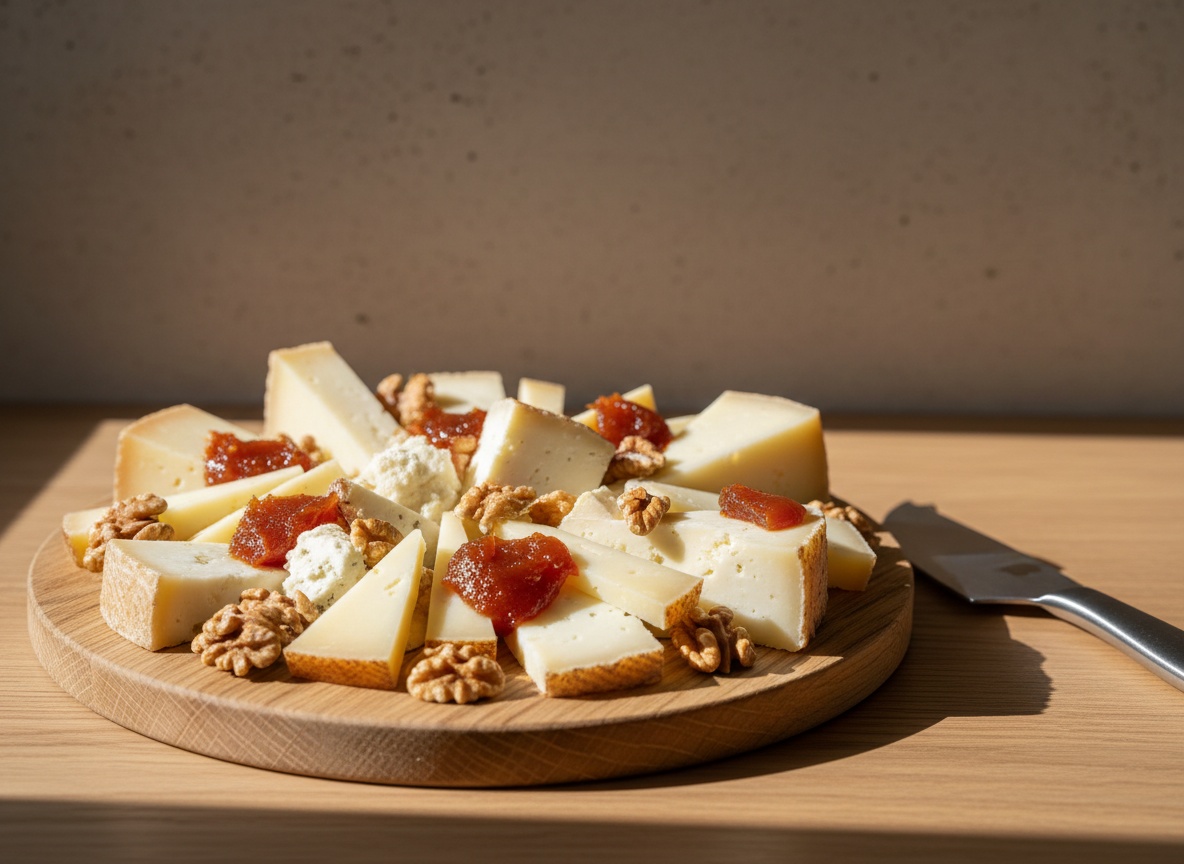 Corta cada queso según su naturaleza