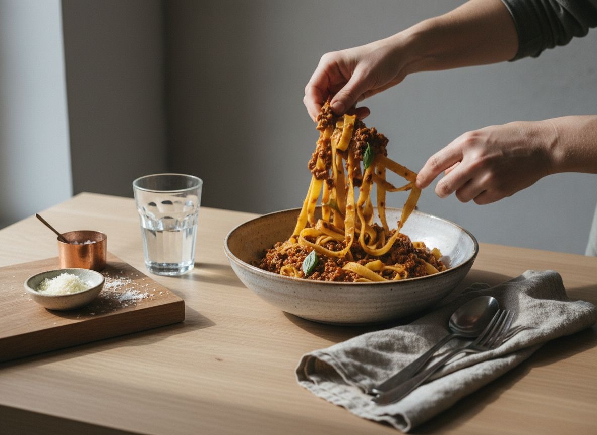 Tagliatelle al Ragù Boloñés a Fuego Lento 6 Horas — imagen 7