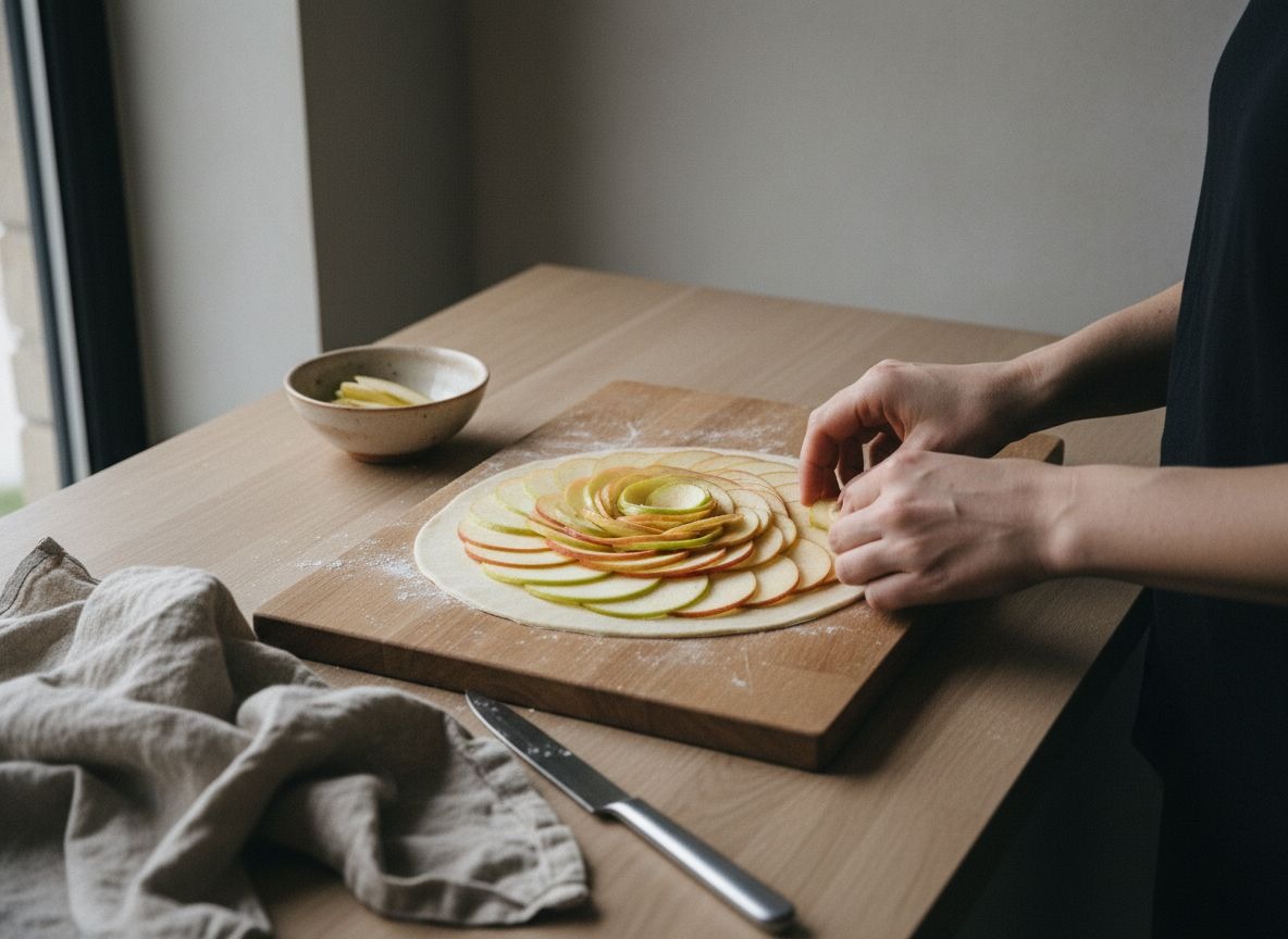 Tarta Fina de Manzana con Helado de Vainilla — imagen 2