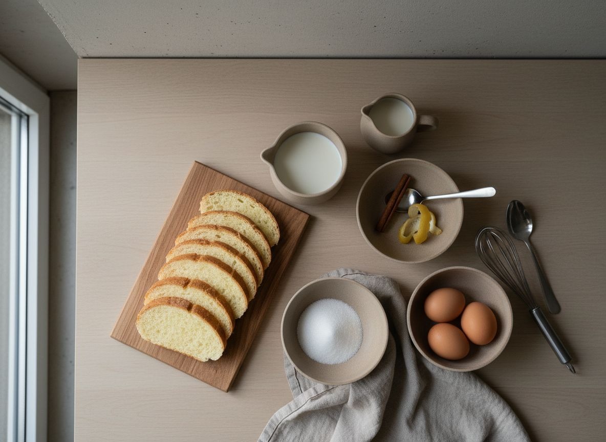 Torrija Caramelizada de Brioche con Helado de Canela — imagen 1