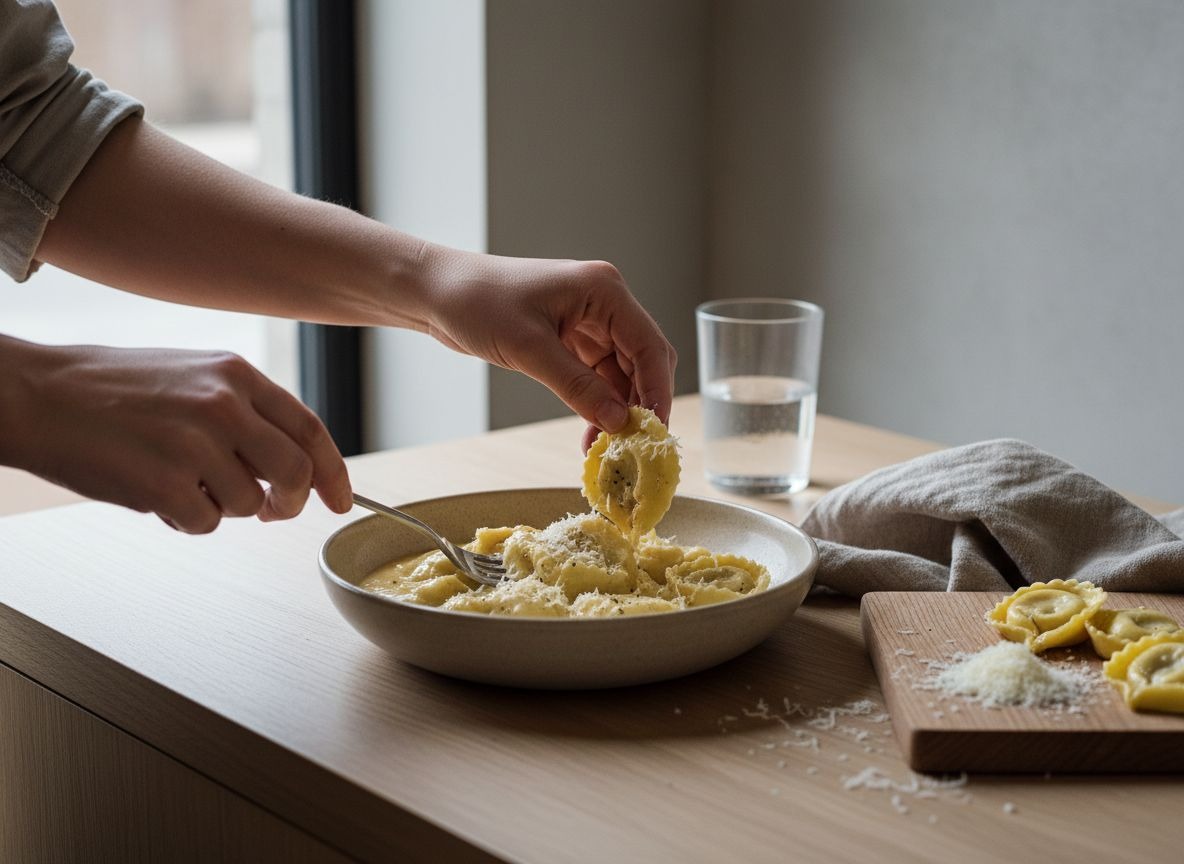 Tortellini de Mortadela con Nata y Parmesano — imagen 7