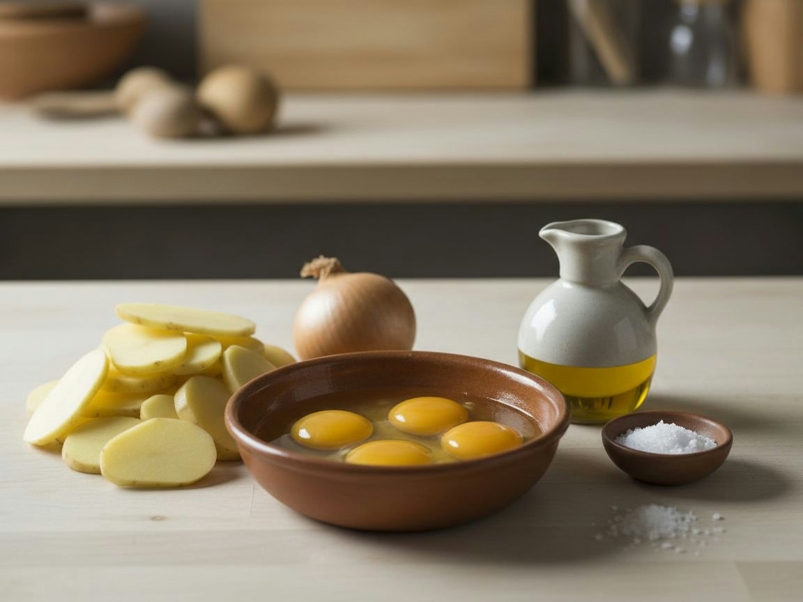 Tortilla de patatas — ingredientes