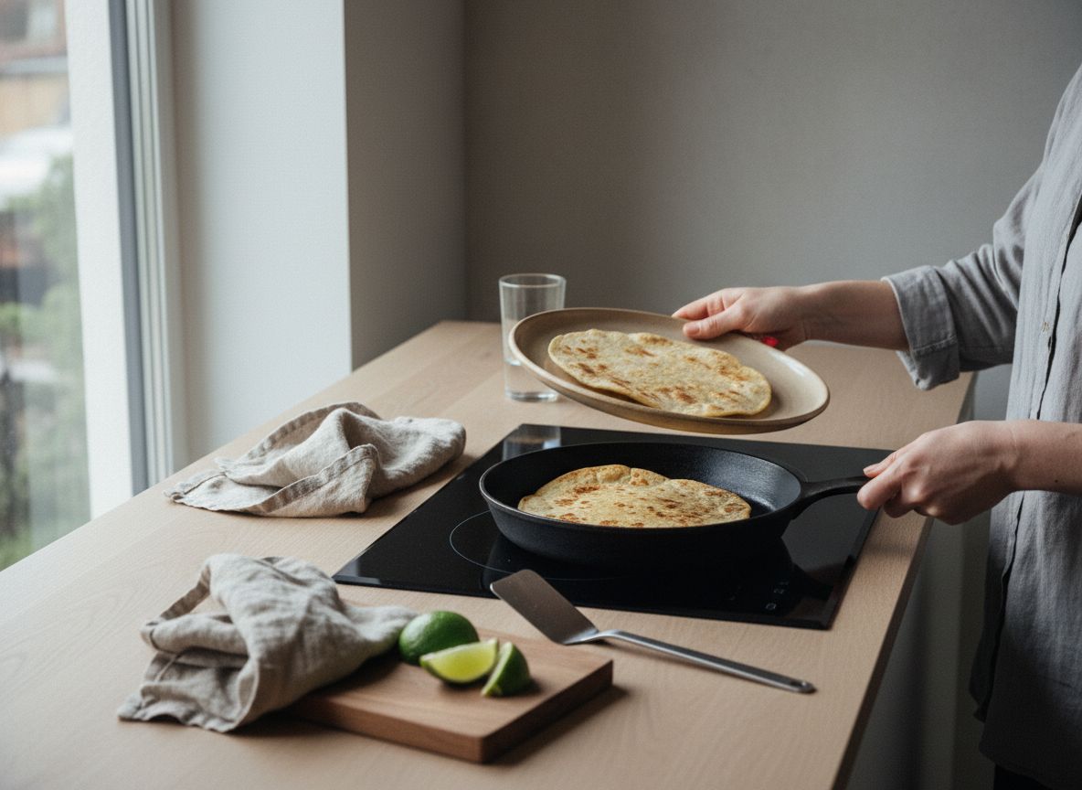 Cocina 3-4 minutos moviendo la sartén con vaivenes cortos y despegando los bordes con una espátula de silicona