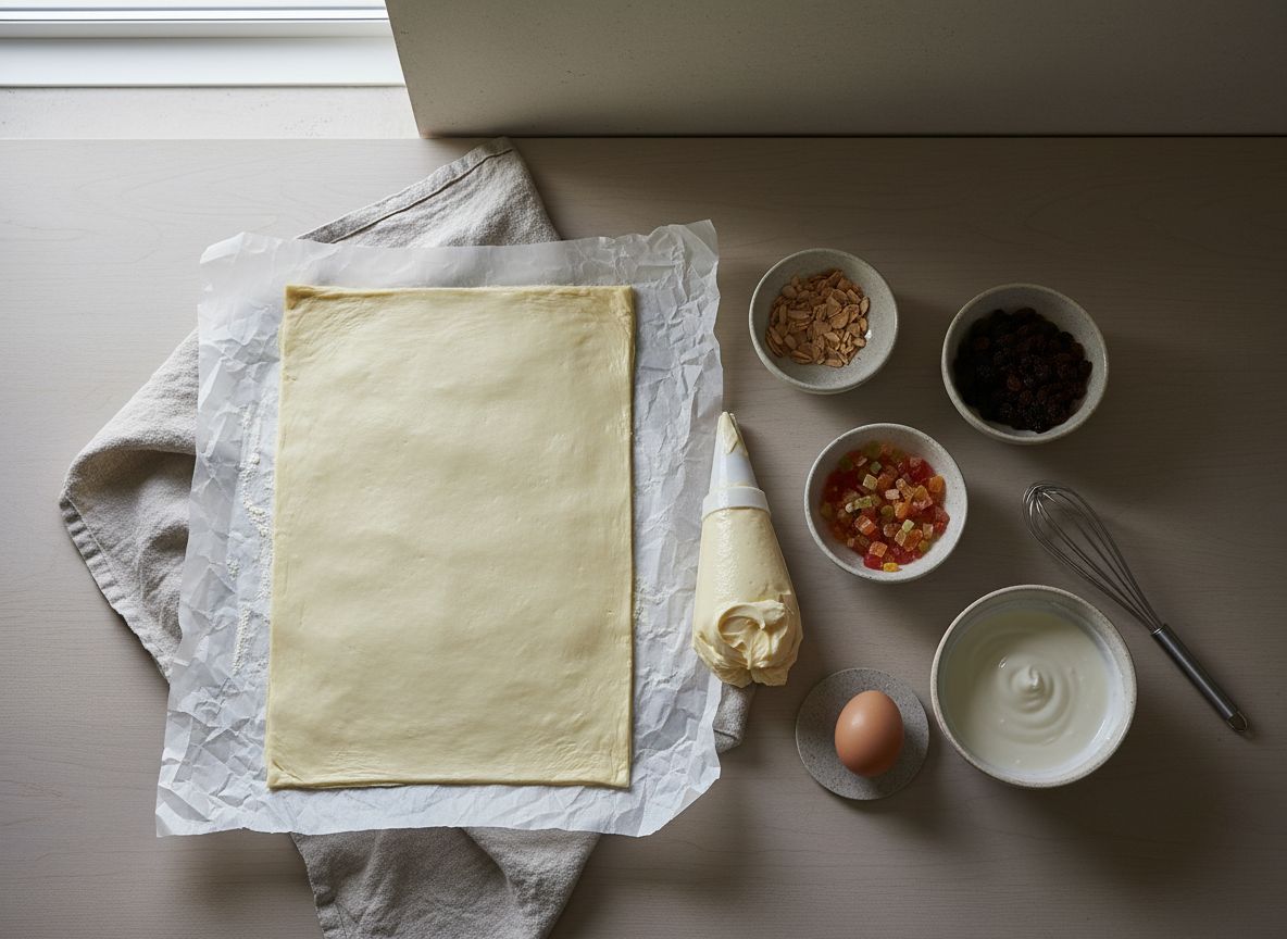 Trenza de Almudévar con Almendra y Crema — ingredientes